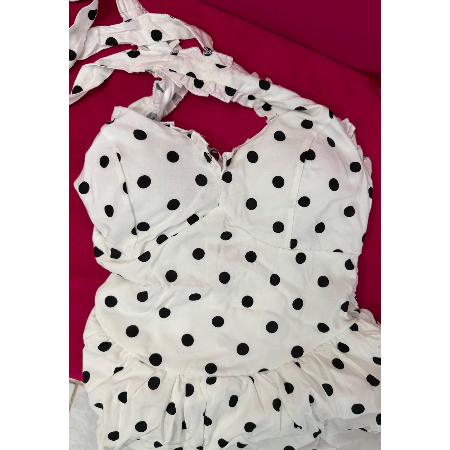 Romper polka dot